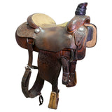 Used 15" Bader Team Roping Saddle