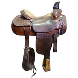 Used 15" Bader Team Roping Saddle