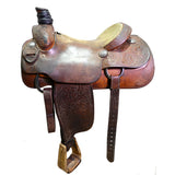 Used 15" Bader Team Roping Saddle