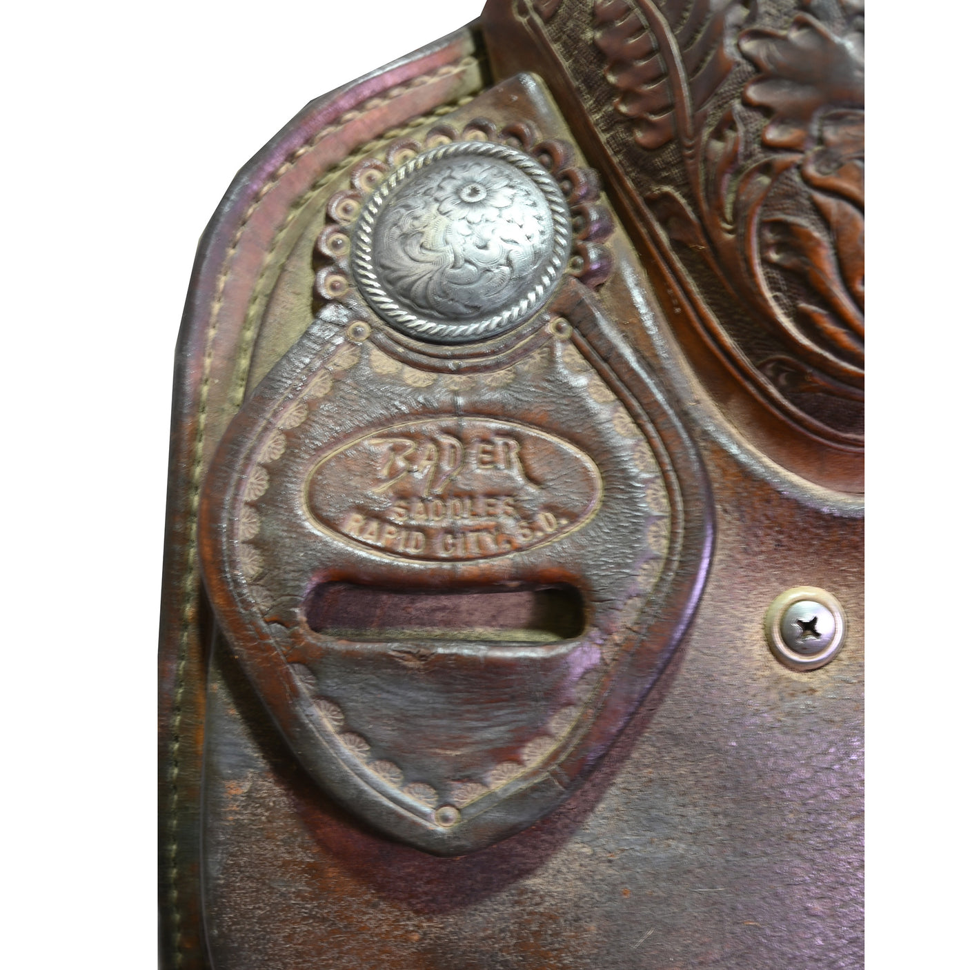 Used 15" Bader Team Roping Saddle
