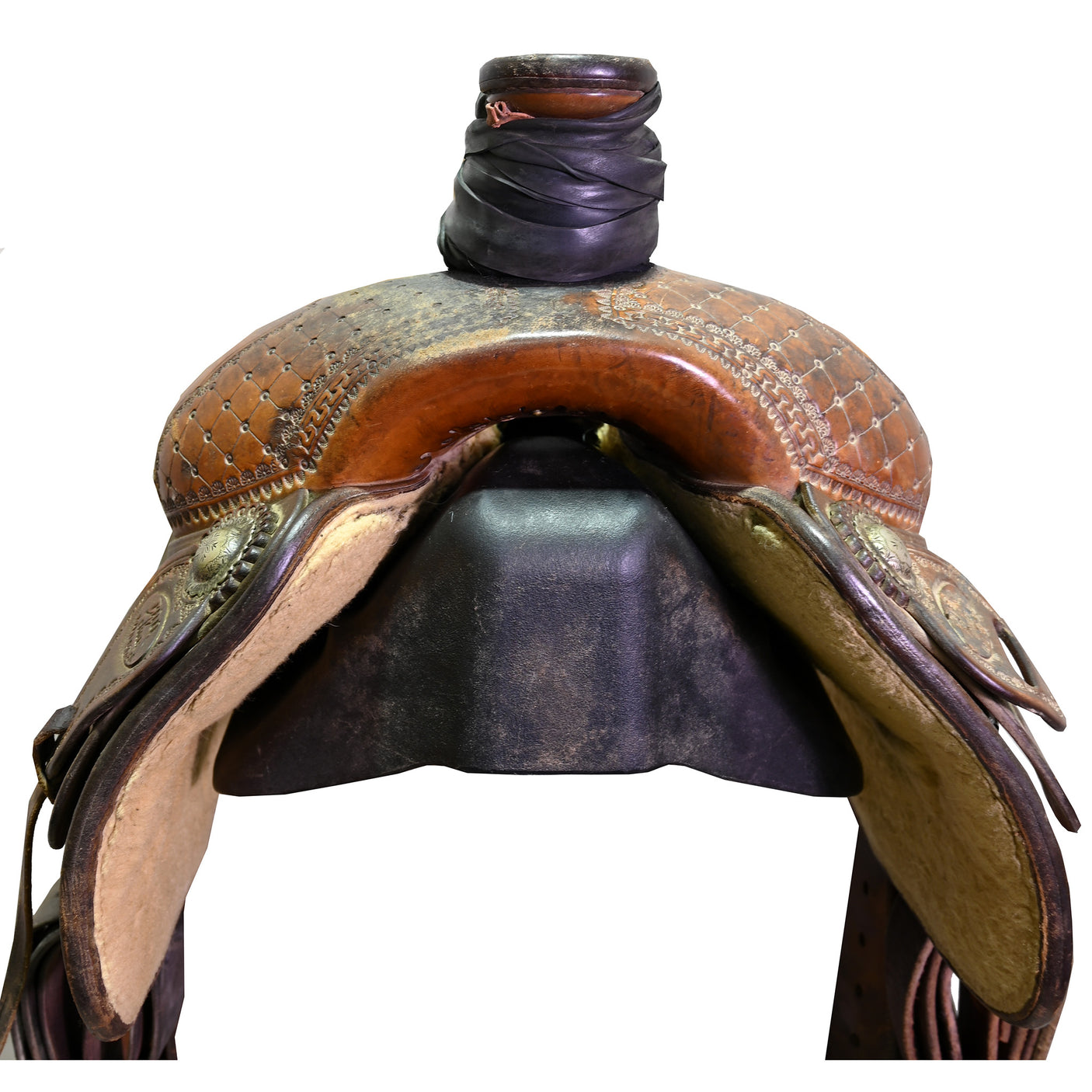 Used 15" Bader Team Roping Saddle