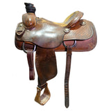 Used 15" Bader Team Roping Saddle