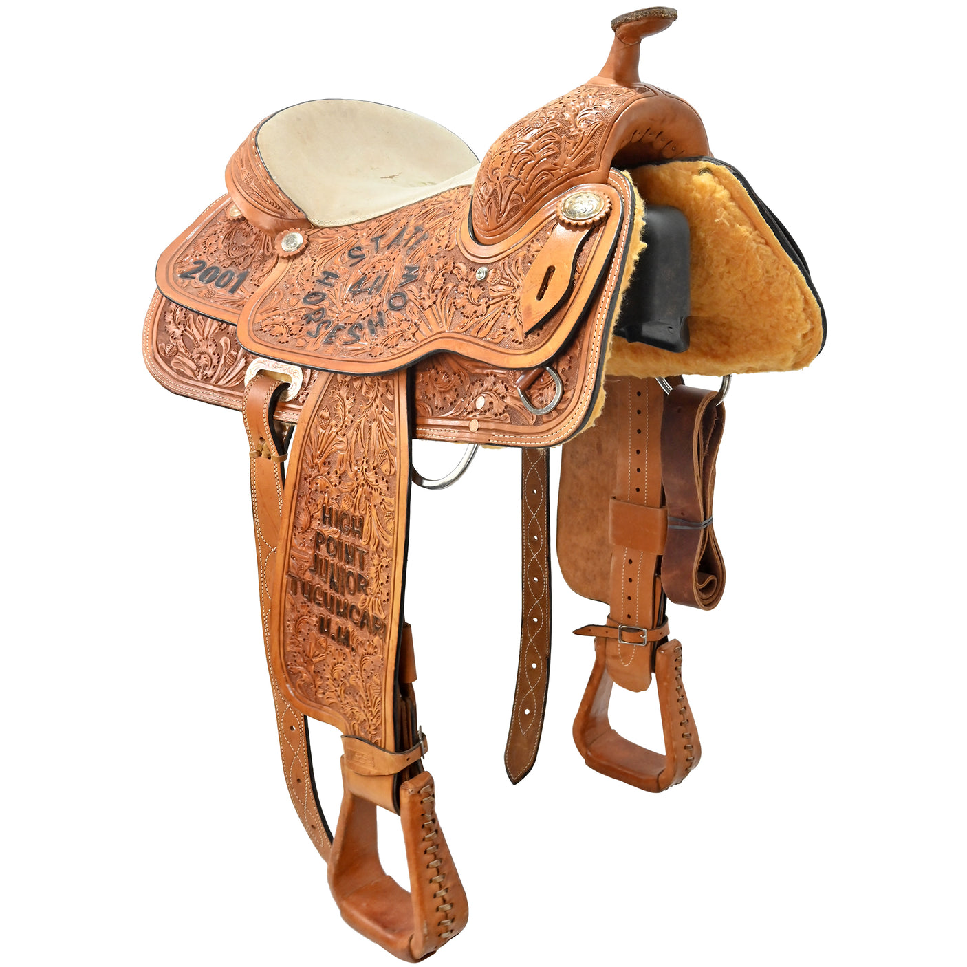 Used 15" C Bar C Show Saddle