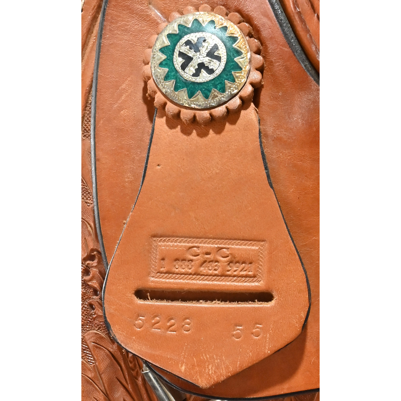 Used 15" C Bar C Show Saddle