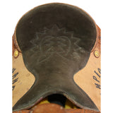 Used 15" Court's Trophy Team Roping Saddle