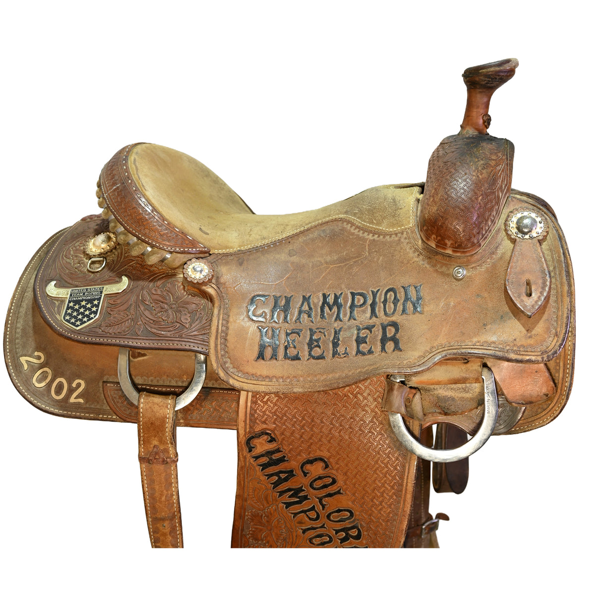 Used 14.5" Martin Trophy Team Roping Saddle