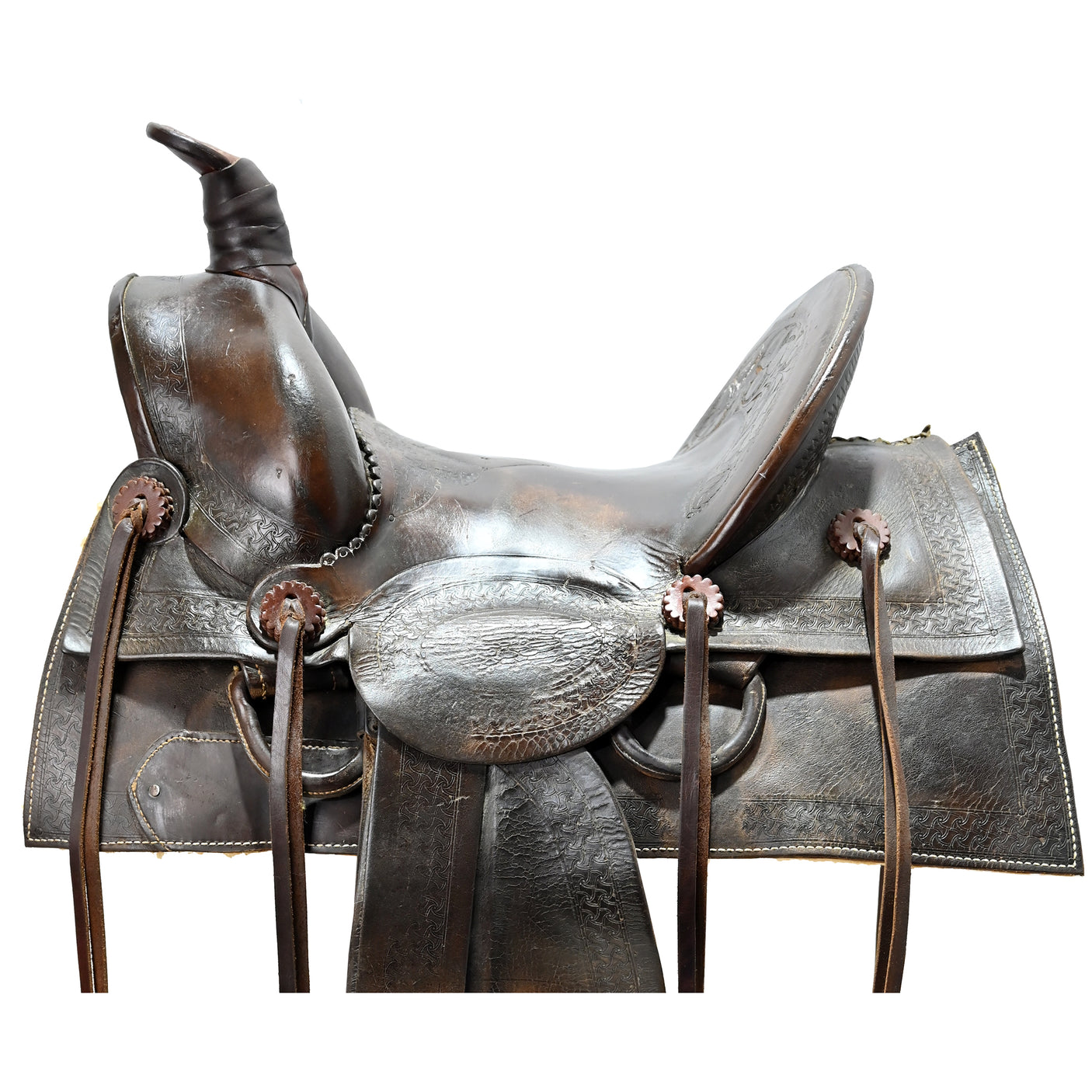 Used 15" No Maker's Stamp Riding Saddle