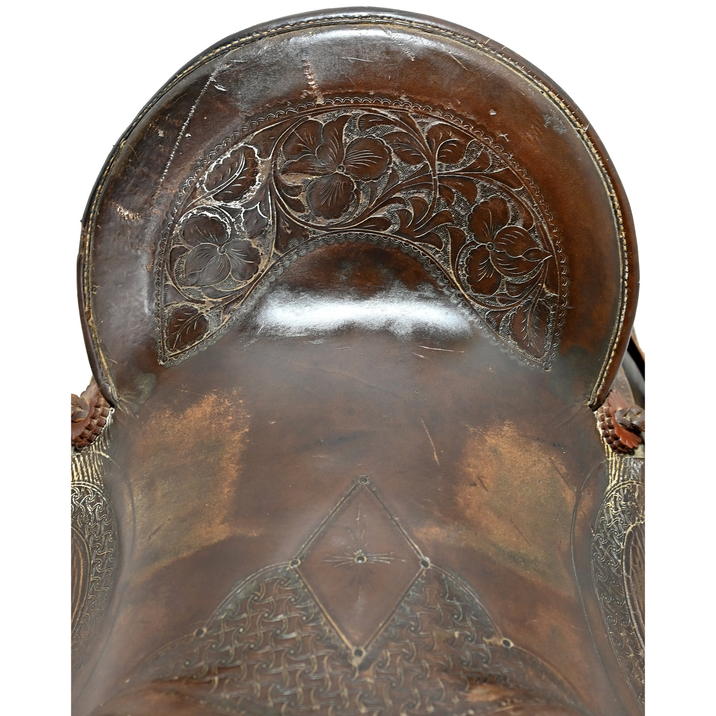 Used 15" No Maker's Stamp Riding Saddle