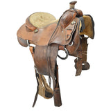 Used 15" NRS Pro Calf Roping Saddle