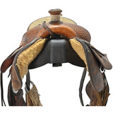 Used 15" NRS Pro Calf Roping Saddle