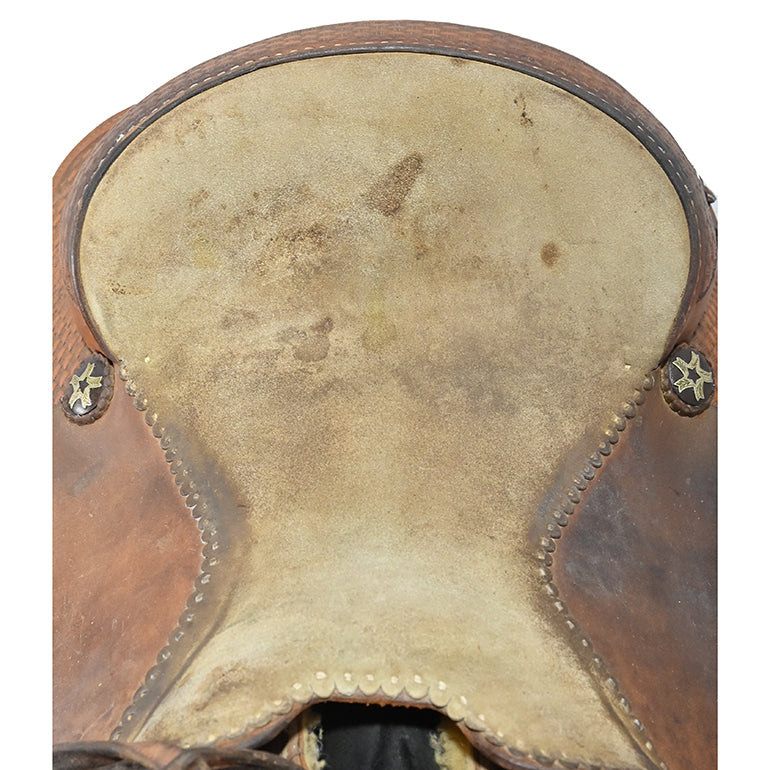 Used 15" NRS Pro Calf Roping Saddle