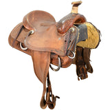 Used 15" Teskey's Ranch Roping Saddle