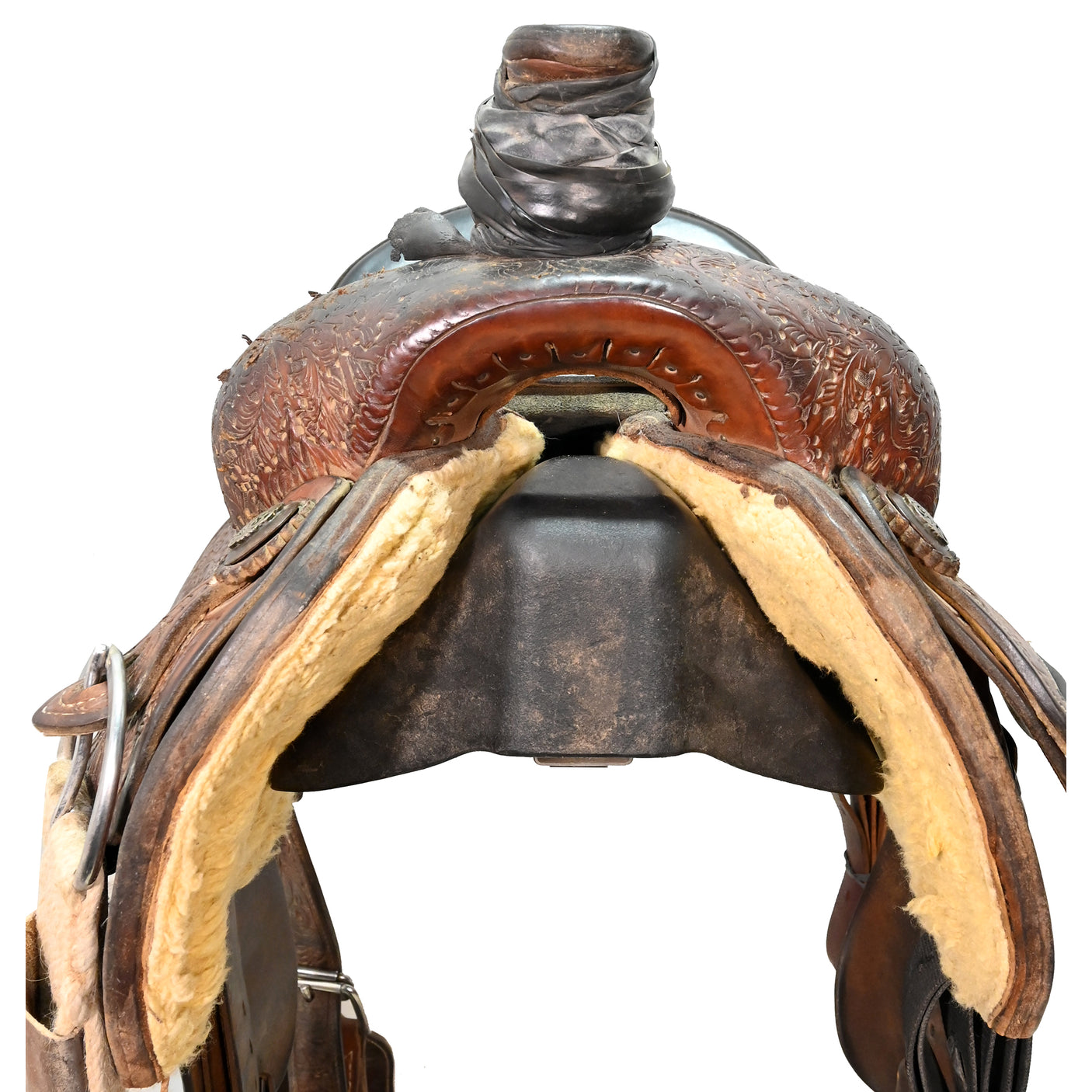 Used 15" Twister Team Roping Saddle