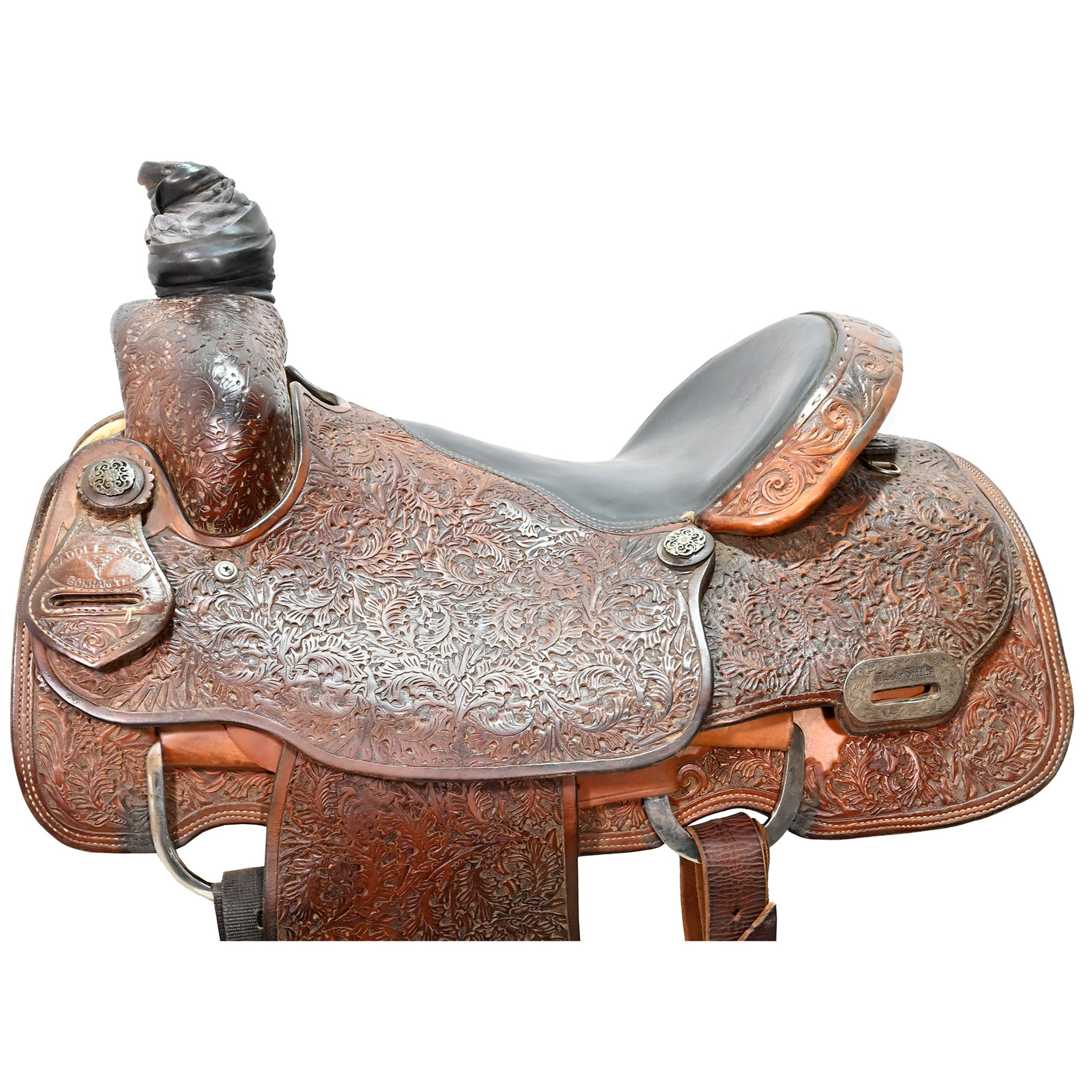 Used 15" Twister Team Roping Saddle