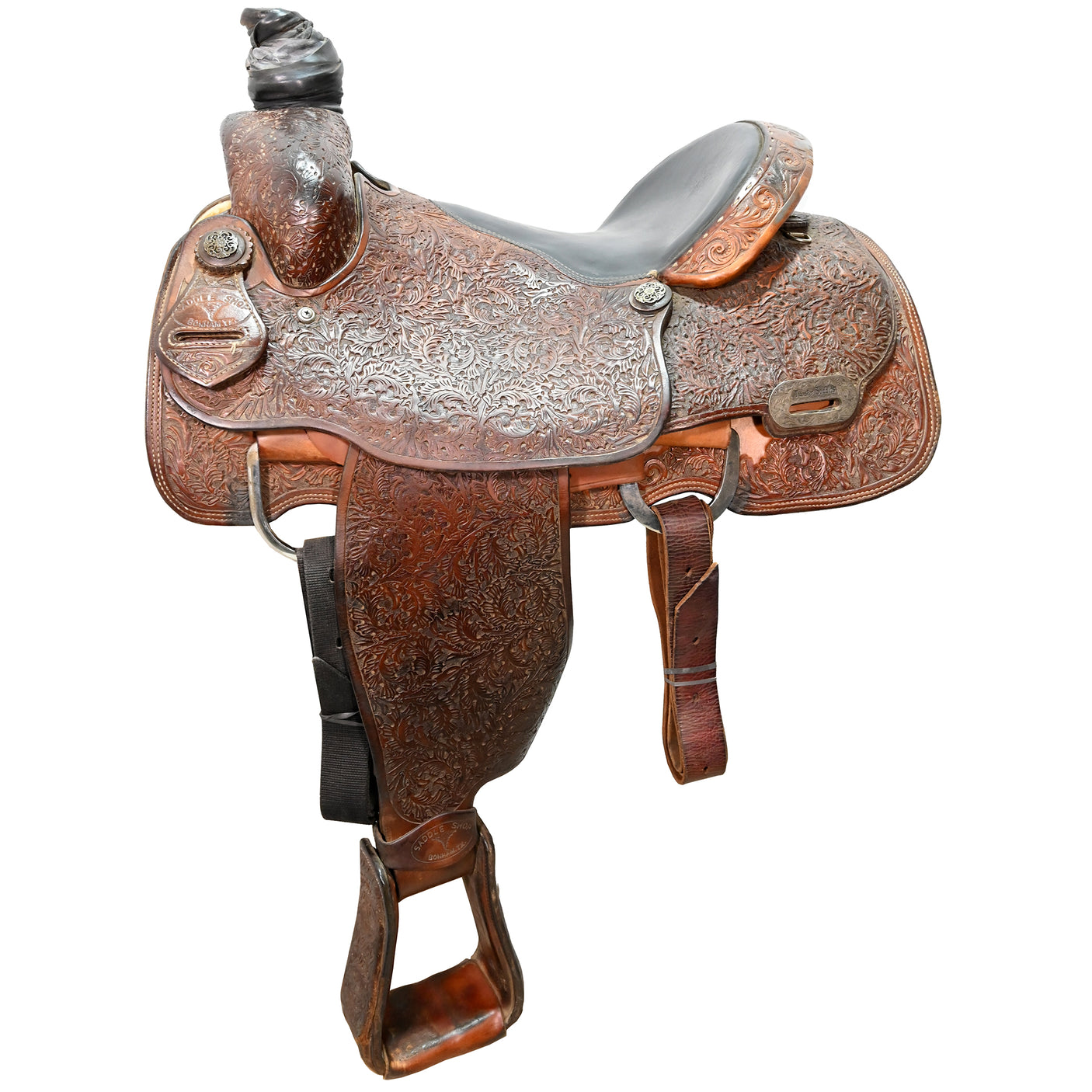 Used 15" Twister Team Roping Saddle