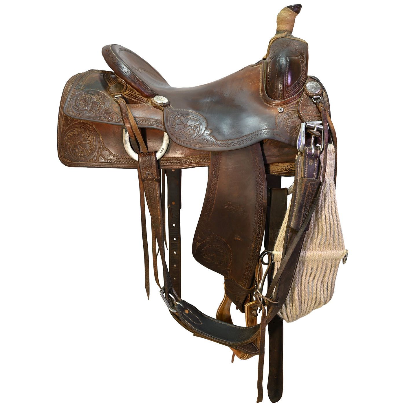 Used 16.5" Sean Ryon by Paul Garcia Ranch Cutting Saddle