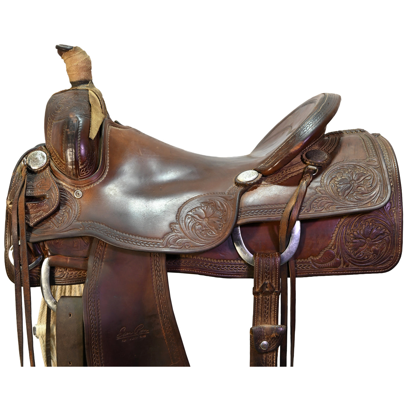 Used 16.5" Sean Ryon by Paul Garcia Ranch Cutting Saddle