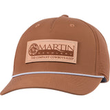 Martin Saddlery Clay Performance Snapback Cap with Leather Patch