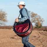 Classic Ropes Deluxe Rope Bag- Black/Ruby Basket