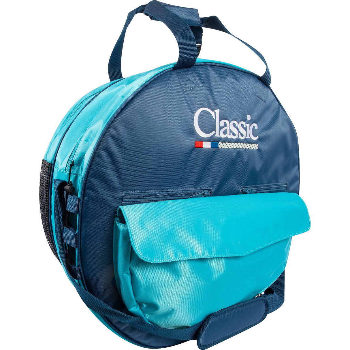 Classic Ropes Deluxe Rope Bag- Navy/Aqua