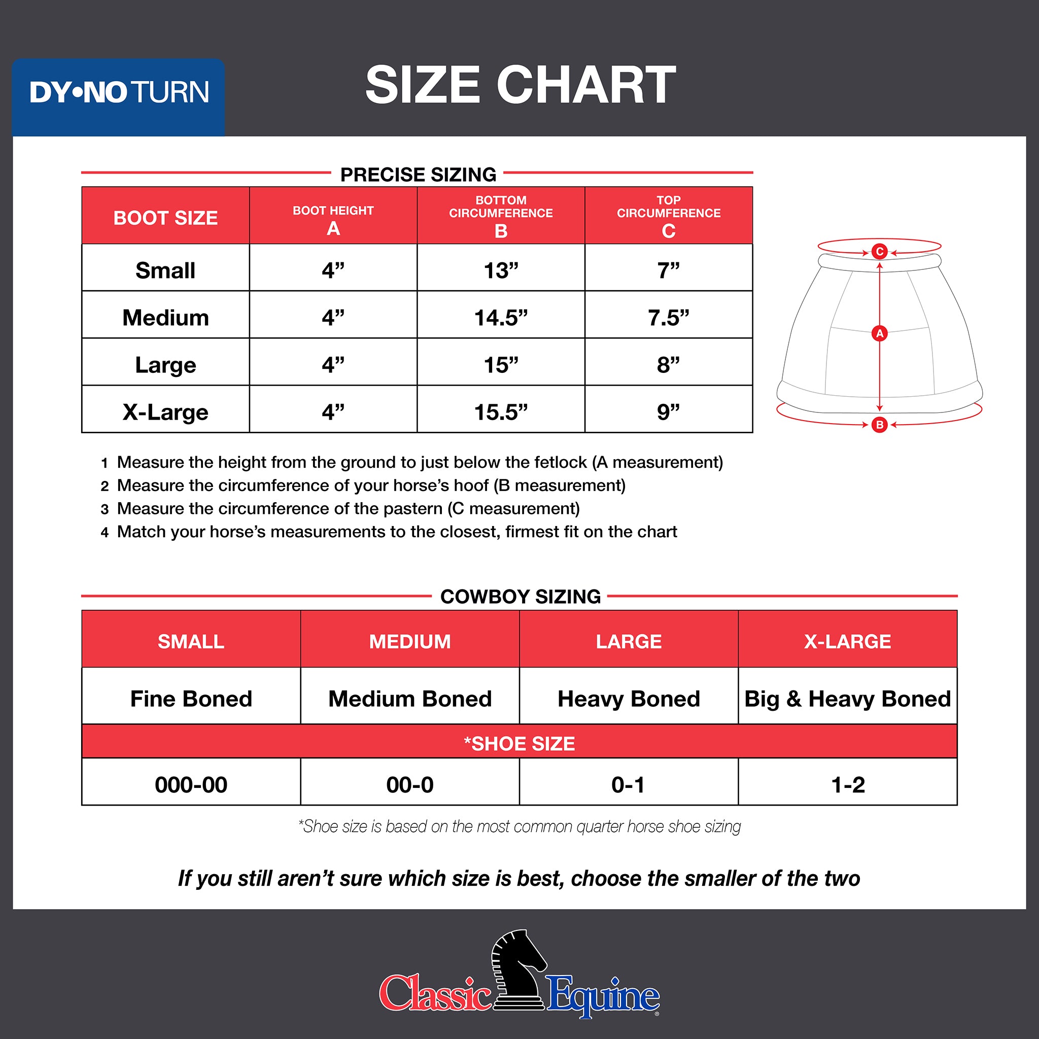 Medium Classic Equine Dyno Turn Horse Bell Boots Caribou