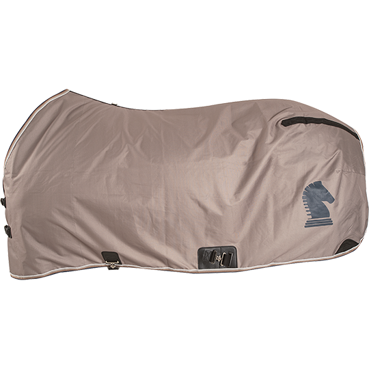 Classic Equine Open Front Nylon Stable Sheet- Oyster