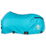 Classic Equine Open Front Nylon Stable Sheet- Baltic Green