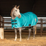 Classic Equine Open Front Nylon Stable Sheet- Baltic Green
