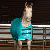 Classic Equine Open Front Nylon Stable Sheet- Baltic Green