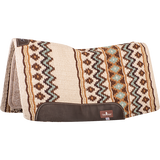 Classic Equine 3/4" ESP Contour Saddle Pad 32"x34"- Cream/Coffee