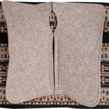 Classic Equine 1" ESP Contour Saddle Pad 34"x38"- Black/Steel Grey