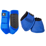 Classic Equine Classic Fit Front and Bell Boot Combo Pack- Blue