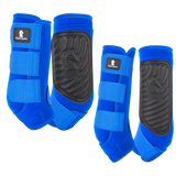 Classic Equine Classic Fit Front and Hind Boot Combo Pack- Blue