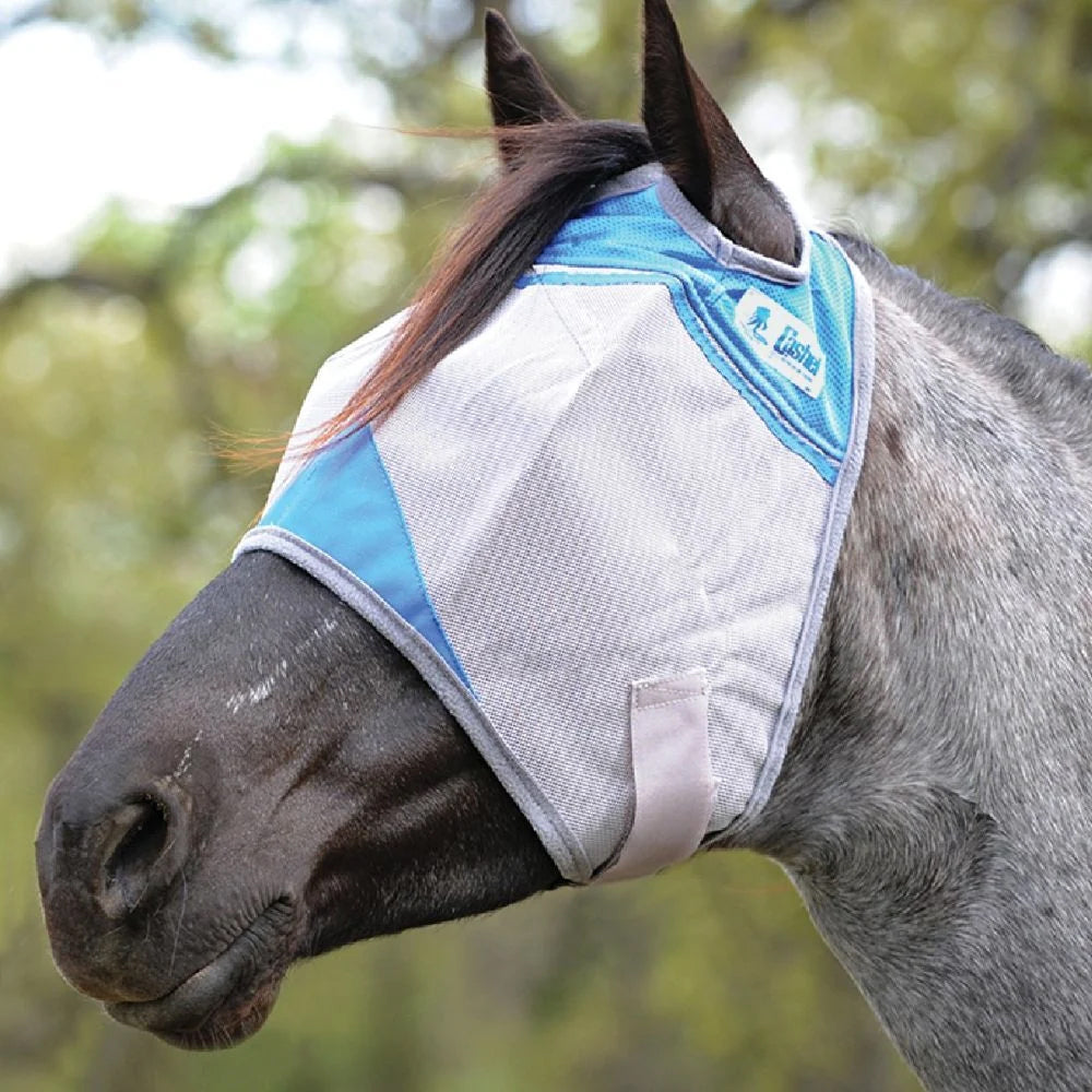 Cashel Crusader Standard Fly Mask- Blue