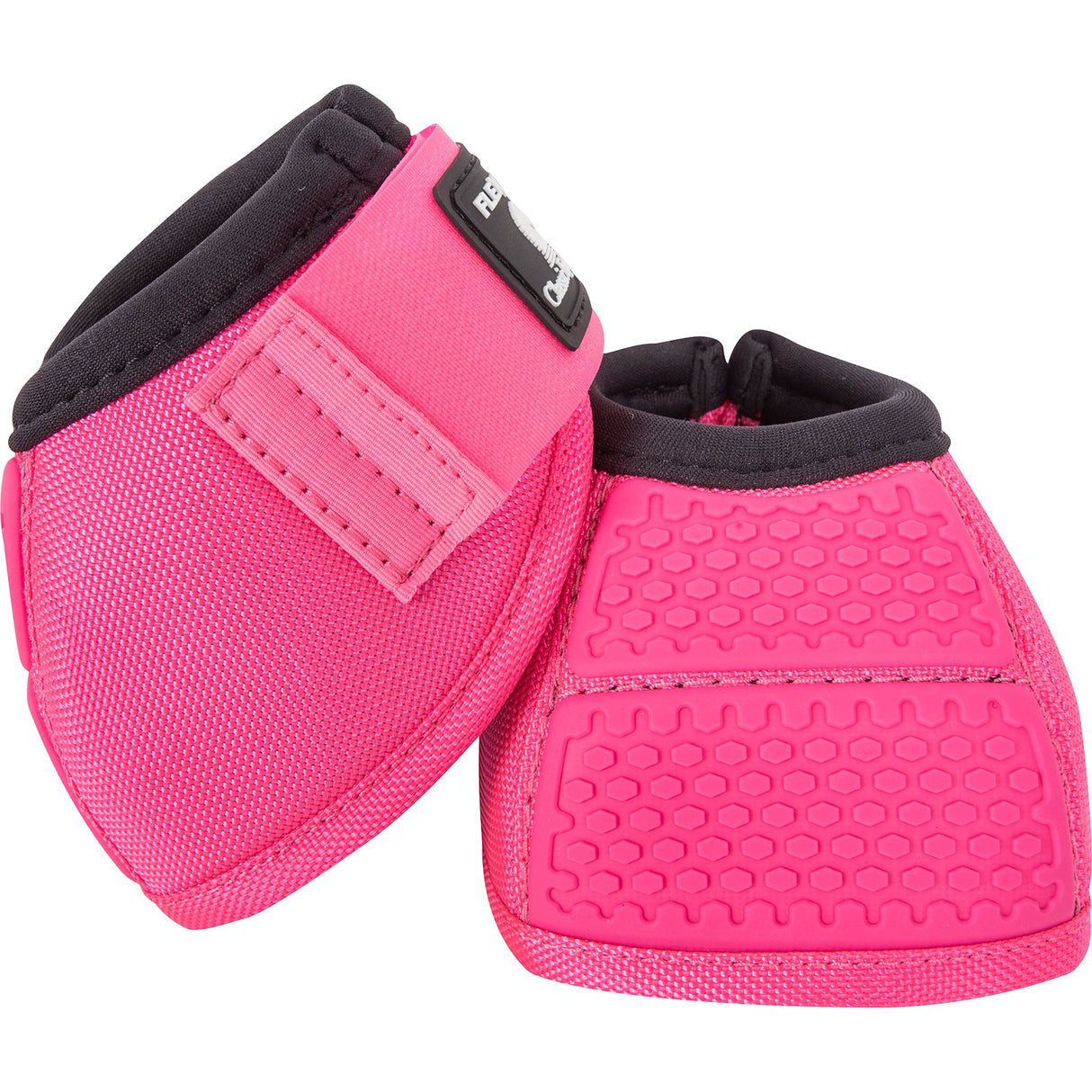 Classic Equine Flexion No-Turn Bell Boots- Hot Pink