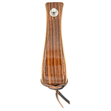 Coolhorse 2" Flat Bottom Dark Stained Wood Stirrups