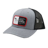 Coolhorse Gray Cap with Red Coolhorse Patch