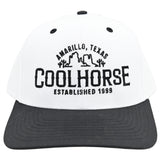 Coolhorse 212 White/Black Cap with Desert Coolhorse Design