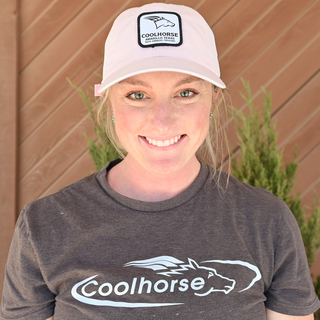 Coolhorse Light Pink Active Cap with Simple Coolhorse Patch