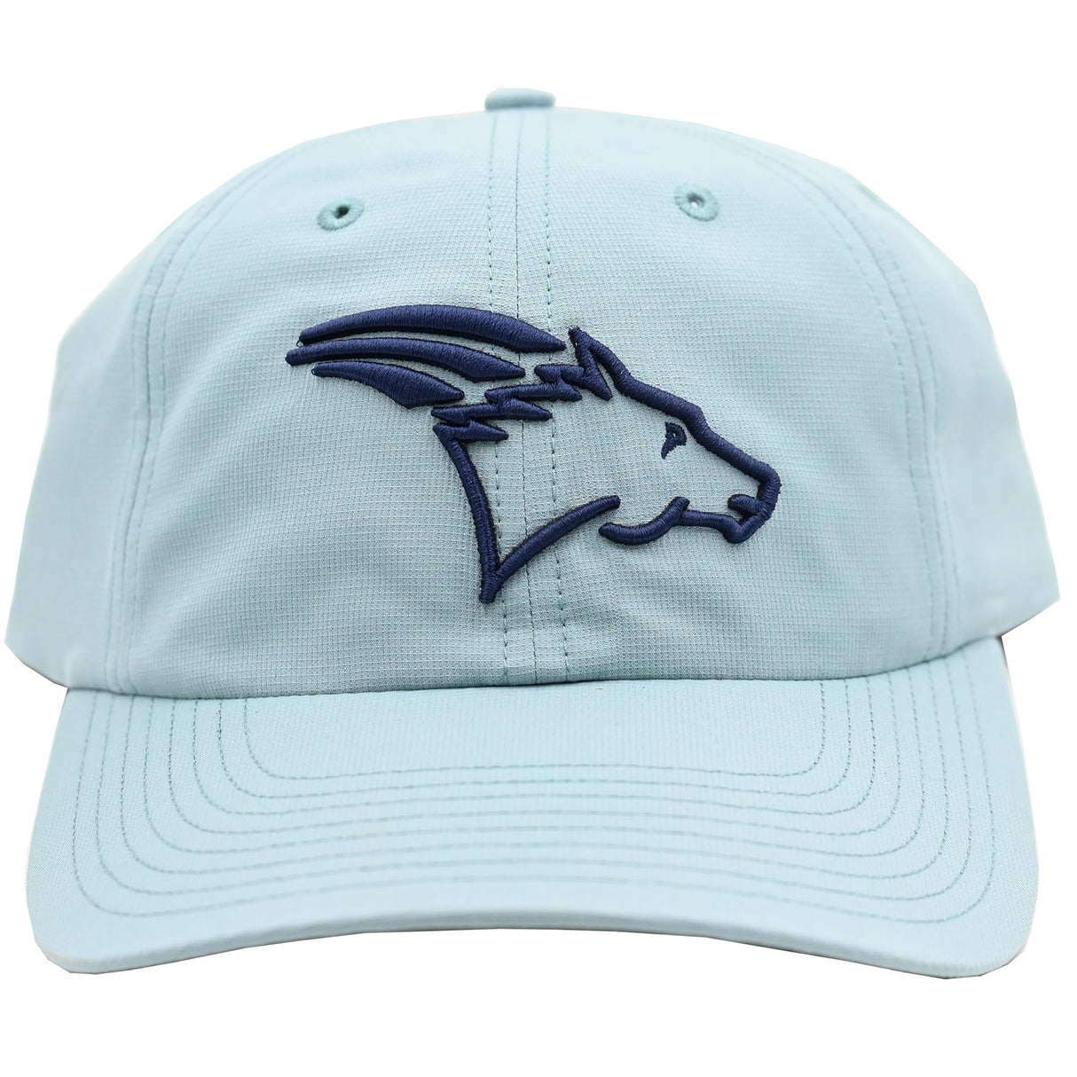 Coolhorse Smoke Blue Active Cap with Navy Coolhorse Logo