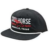 Coolhorse Black Grandpa Cap with Coolhorse Logo