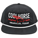Coolhorse Black Grandpa Cap with Coolhorse Logo