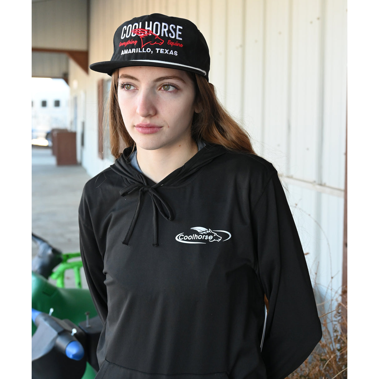 Coolhorse Black Grandpa Cap with Coolhorse Logo