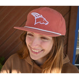 Coolhorse Dusty Red Grandpa Cap with Coolhorse Logo