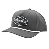 Coolhorse Gray Rope Cap with Rubber Coolhorse Patch