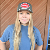 Coolhorse 258 Olive Snapback Cap with White Rope and Red 1999 Patch