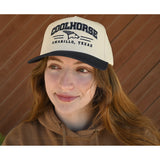 Coolhorse Varsity Cream and Navy Snapback Cap