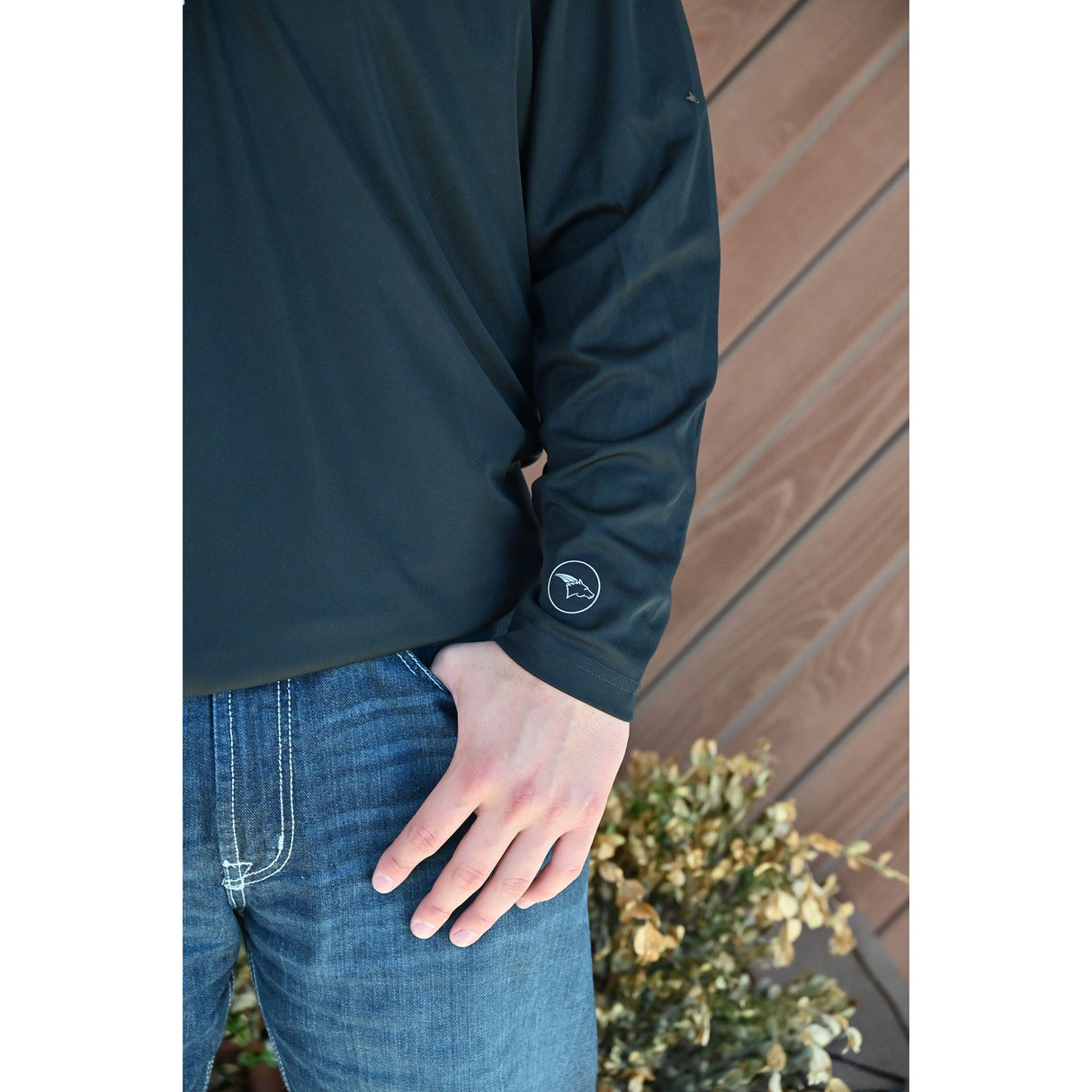 Coolhorse Black Dri-Fit Performance Quarter Zip Pullover