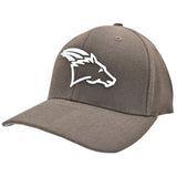 Coolhorse Brown Fitted Cap with White Logo