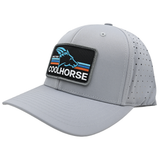 Coolhorse Grey Active Cap with Black Neon Lights Coolhorse Patch